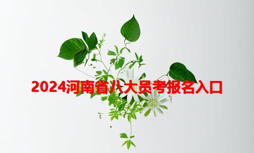 2024河南省八大员考报名入口