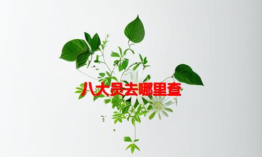 八大员去哪里查_八大员去哪里查询