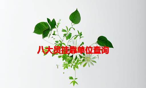 八大员挂靠单位查询