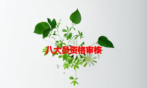 八大员资格审核_八大员资格审核状态